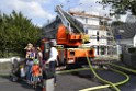 Dachstuhlbrand Koeln Poll Geislarerstr P609